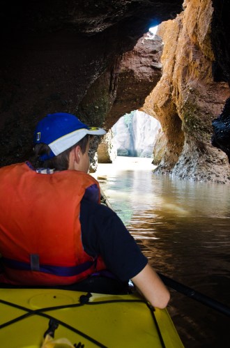 kayaking at Bay of Fundy
