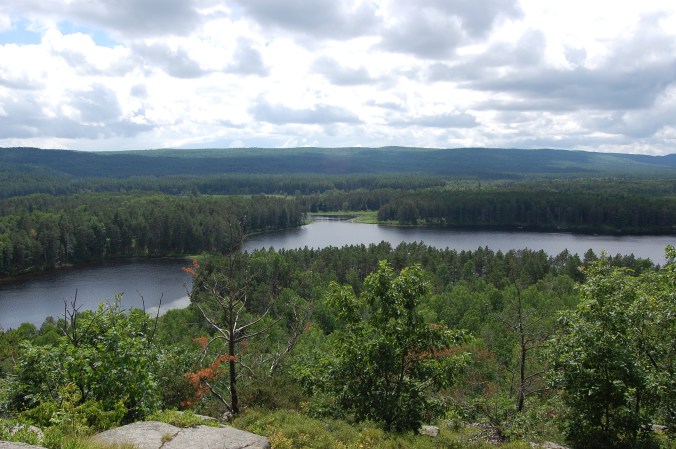 view from egg rock in algonquin