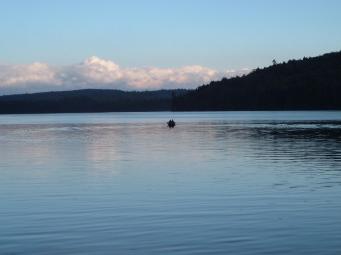 Rock Lake in the evening