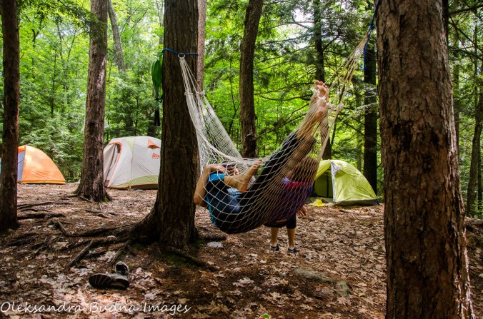 campsite 77 at Silent Lake Provincial Park