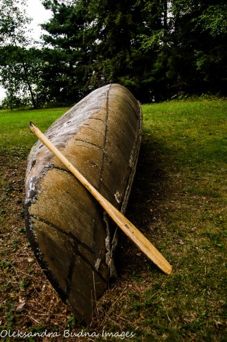 old canoe at Quetico Provincial Park