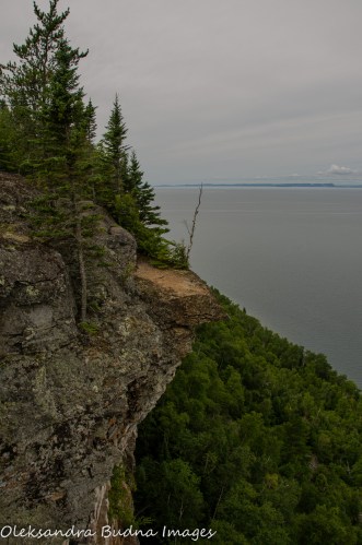 view from Thunder Bay lookout at Sleeping Giant