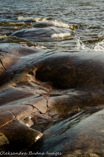 volcanic rocks in Neys Provincial Park