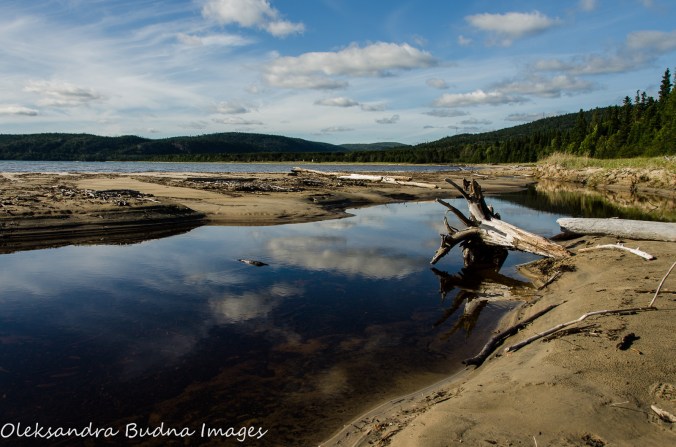 beach in Neys Provincial Park