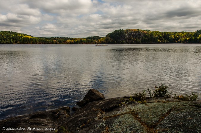 view of Stormy Lake from Ragers Point Trail