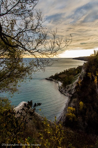 view from Scarborough Bluffs in Toronto
