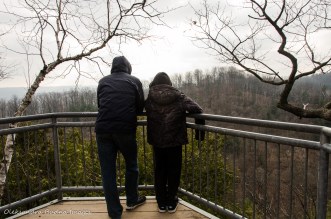 looking over Spencer Gorge