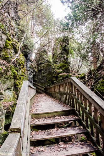 Jacob's Ladder at Mono Cliffs Provicial Park