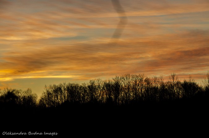 sunset at Mono Cliffs Provicial Park