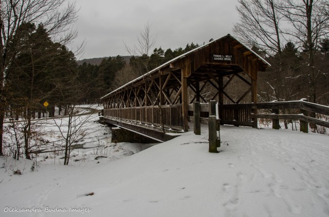 covered bridge at Allegany State Park