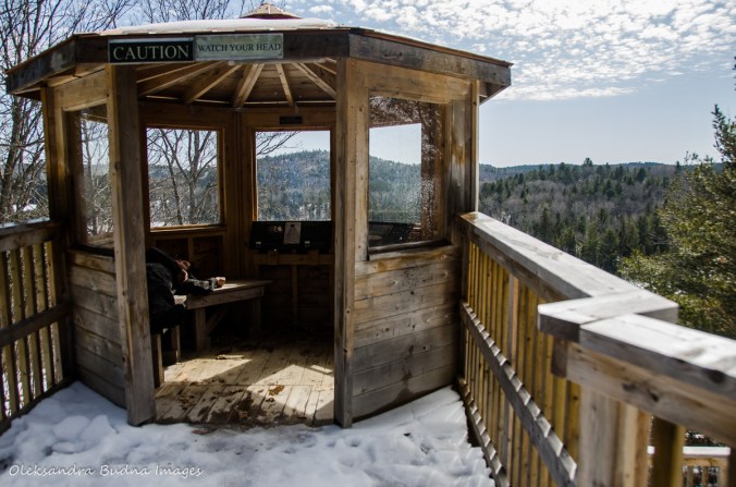 firetower cupola at the Firetower trail in Algonquin