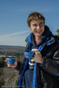 snack break on the trail 