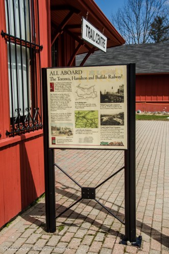 information sign near Dundas Valley Trail centre