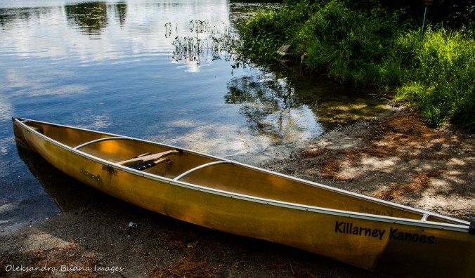 solo canoe Souris River Tranquility