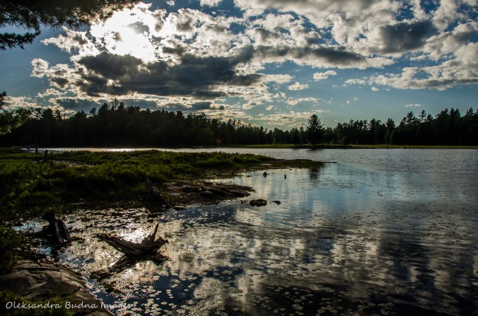 view from site 116 on Balsam Lake in Killarney