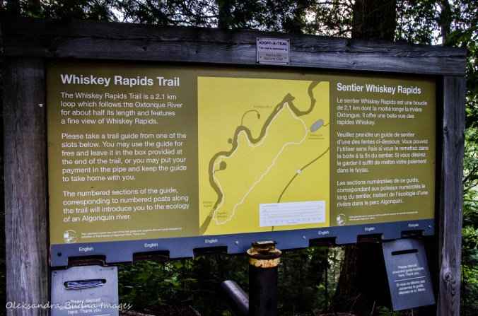 Whiskey Rapids trail map