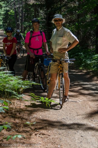 Old Railway bike trail in Algonquin