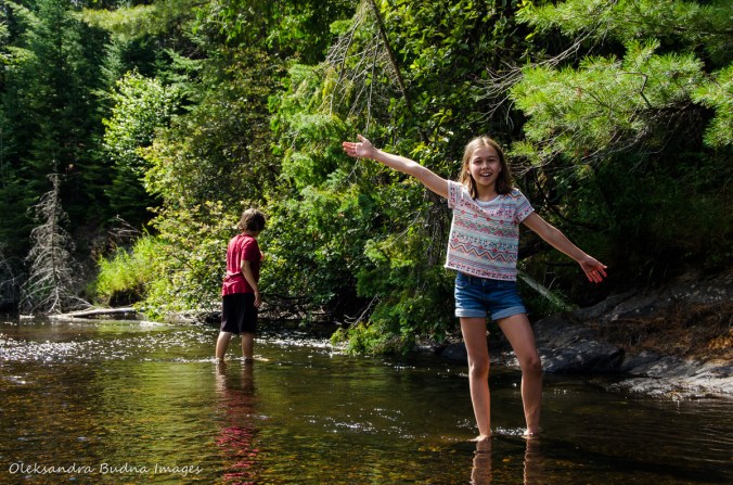 Oxtongue river in Algonquin
