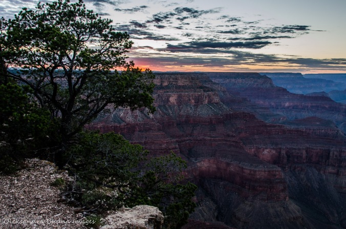Sunset from Pima Point at Grand Canyon