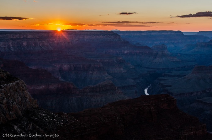 Sunset from Hopi Point at Grand Canyon