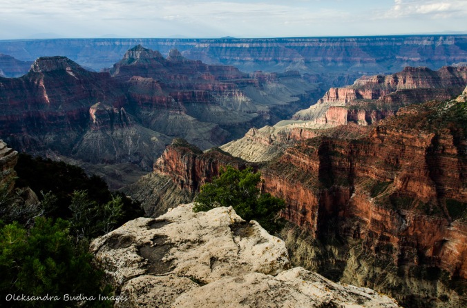 Bright Angel Point at the north rim of Grand Canoyn