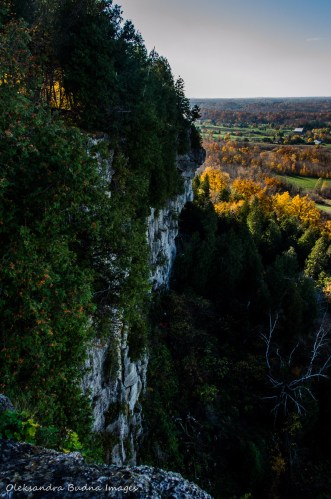 view from Mount Nemo in the fall