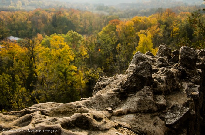 view from Rattlesnake Point in the fall