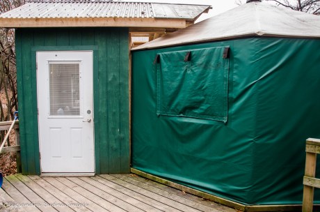 yurt in Pinery Provincial Park