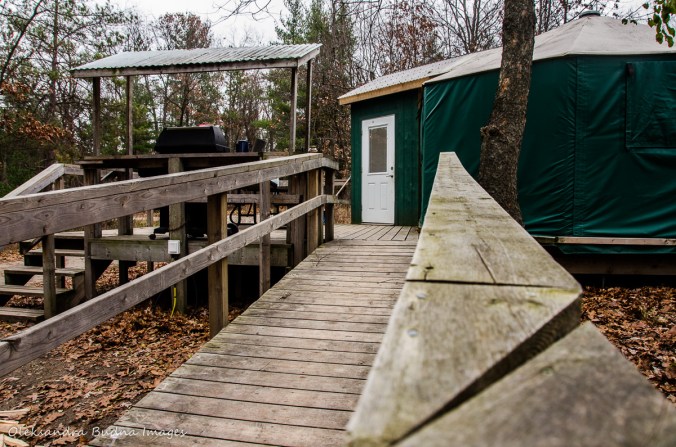 yurt 481 in Pinery Provincial Park