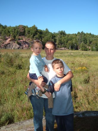 hiking the Cranberry Bog trail