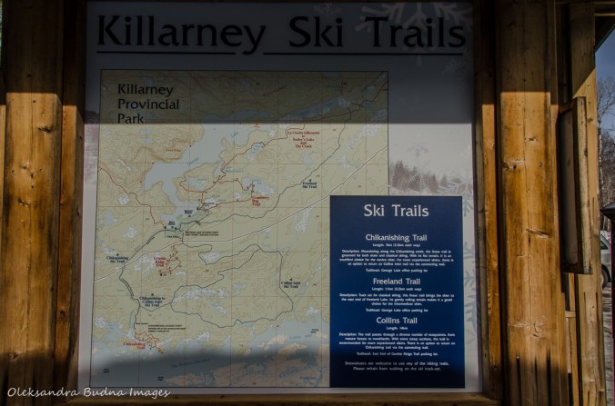 Killarney winter trails map