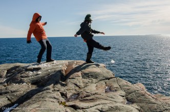 kicking ice near Georgian Bay