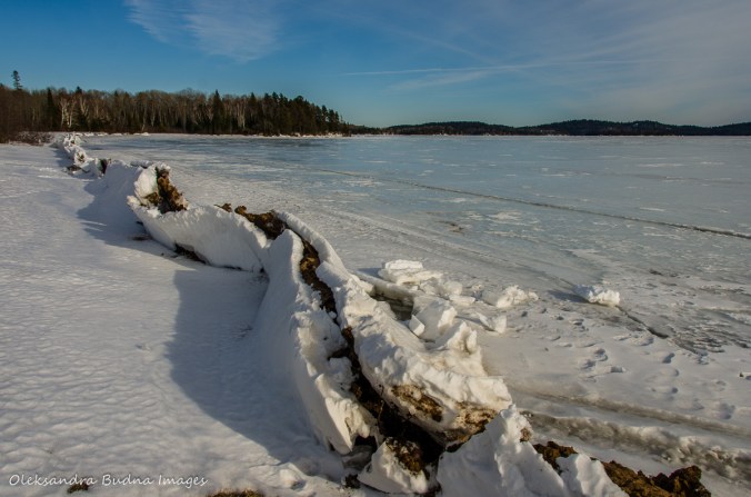 Windy Lake in the winter