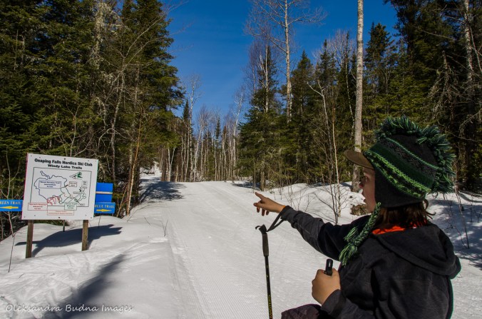 skiing at Windy Lake Provincial Park
