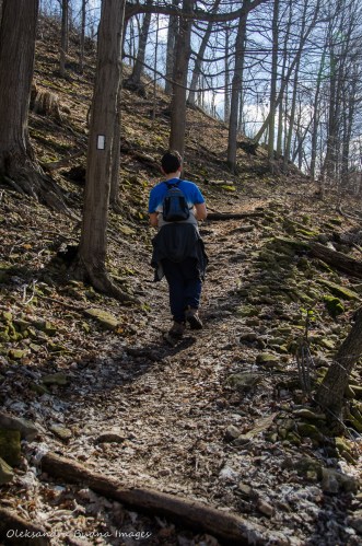 hiking Bruce Trail aroung Hamilton