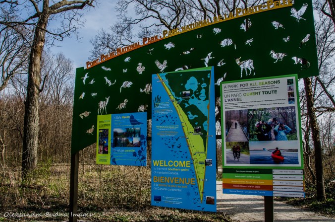 Point Pelee information panle