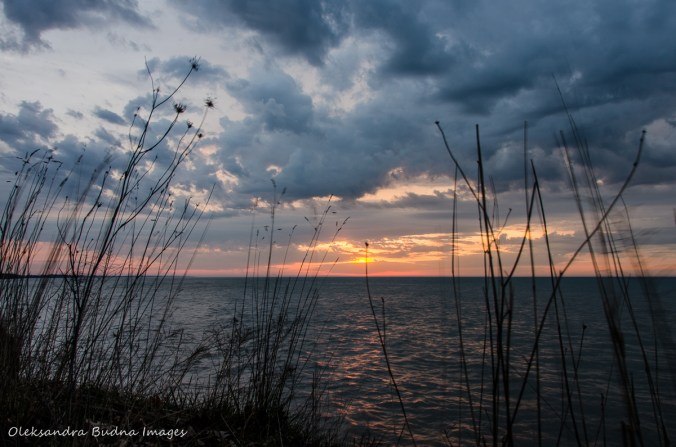 sunrise over Lake Erie at Wheatley Provincial Park