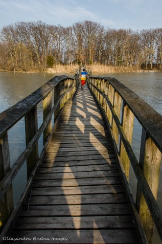 footbridge at Wheatley Provincial Park