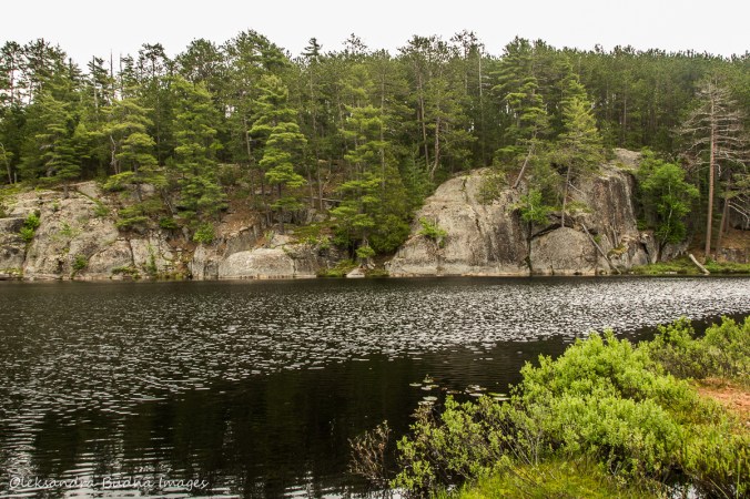 Cloud lake along Centennial Ridge Trail in Algonquin