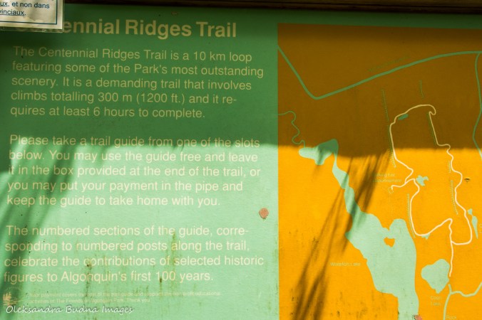 map of centennial ridges tral