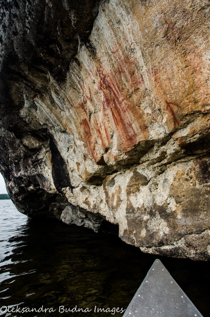 pictographs in Quetico