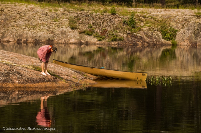 canoeing at Point Grondine Park