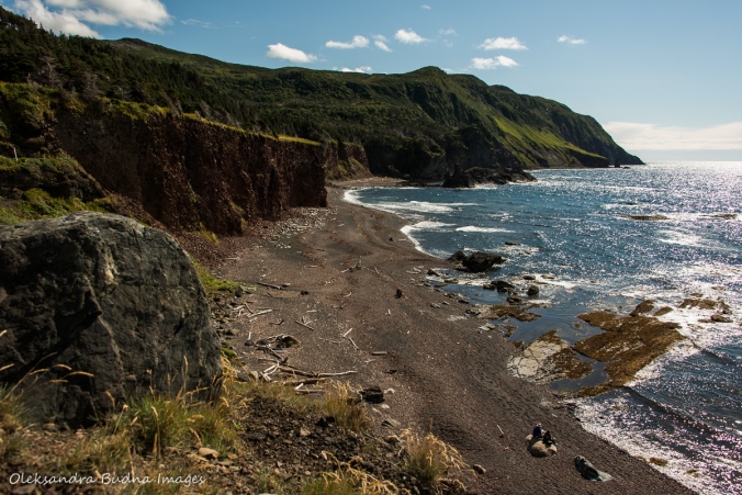 Old Man Cove on Green Gardens Trail in gros Morne park in Newfoundland