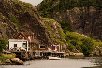 Quidi Vidi Village in St. John`s, Newfoundland