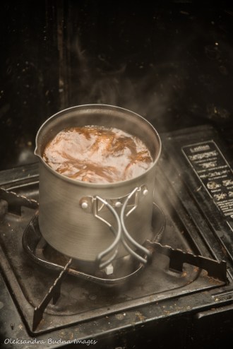 coffee on a campstove