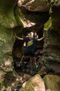 Lusk cave in Gatineau park