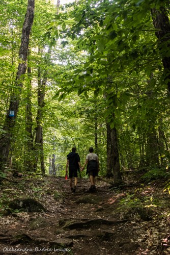 Lusk Cave Trail in Gatineau Park