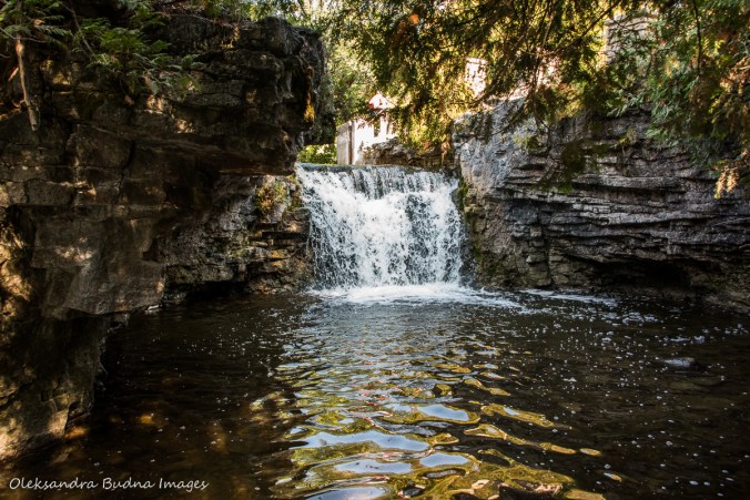 waterfalls at Rockwood Conservation area