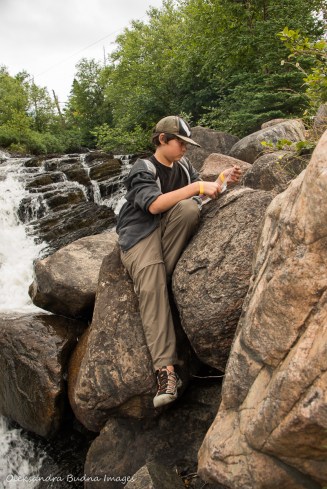 geocaching in Rocky Harbour in Newfoundland