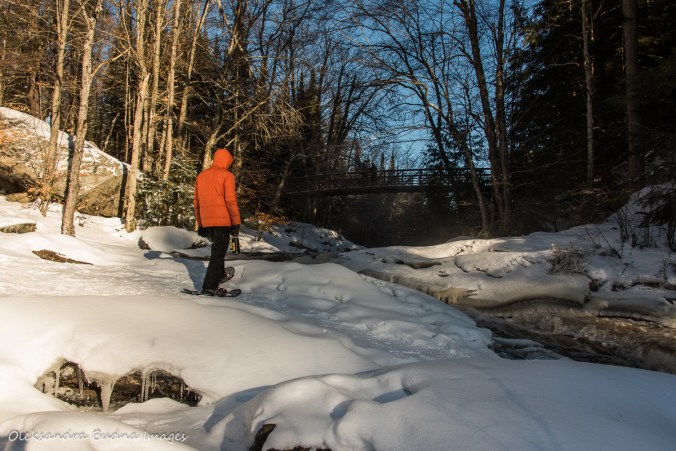 Stubb's Falls at Arrowhead Provincial Park in the winter
